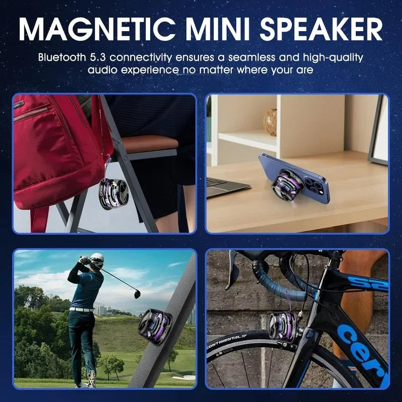 MagWave Mini™ – Stick & Play Bluetooth Speaker