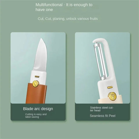 QuickPeel™: 2 in 1 Peeler Knife
