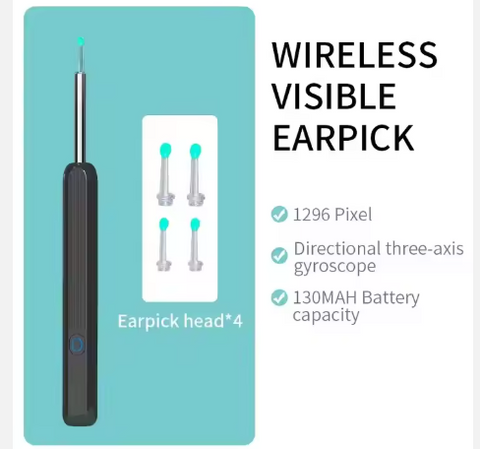 NeatEar Cam™ HD Wireless Ear Wax Removal Camera